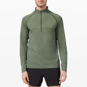Lululemon Athletica Metal Vent Tech 1/2 Zip 2.0 Green